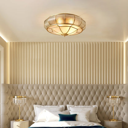 Round Textured Glass Ceiling Light Ceiling lamp