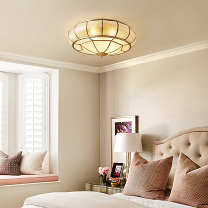 Round Textured Glass Ceiling Light Ceiling lamp