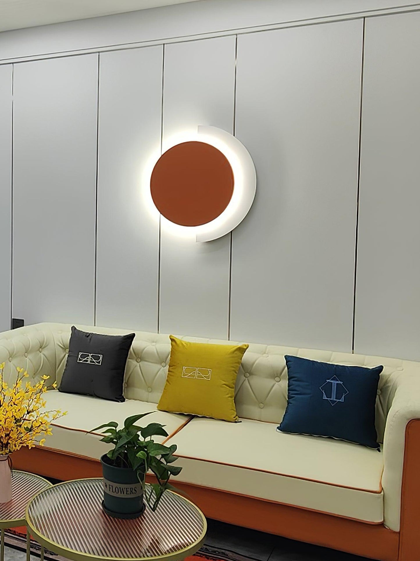 Rounded Abstract Art Sconce Wall lamp