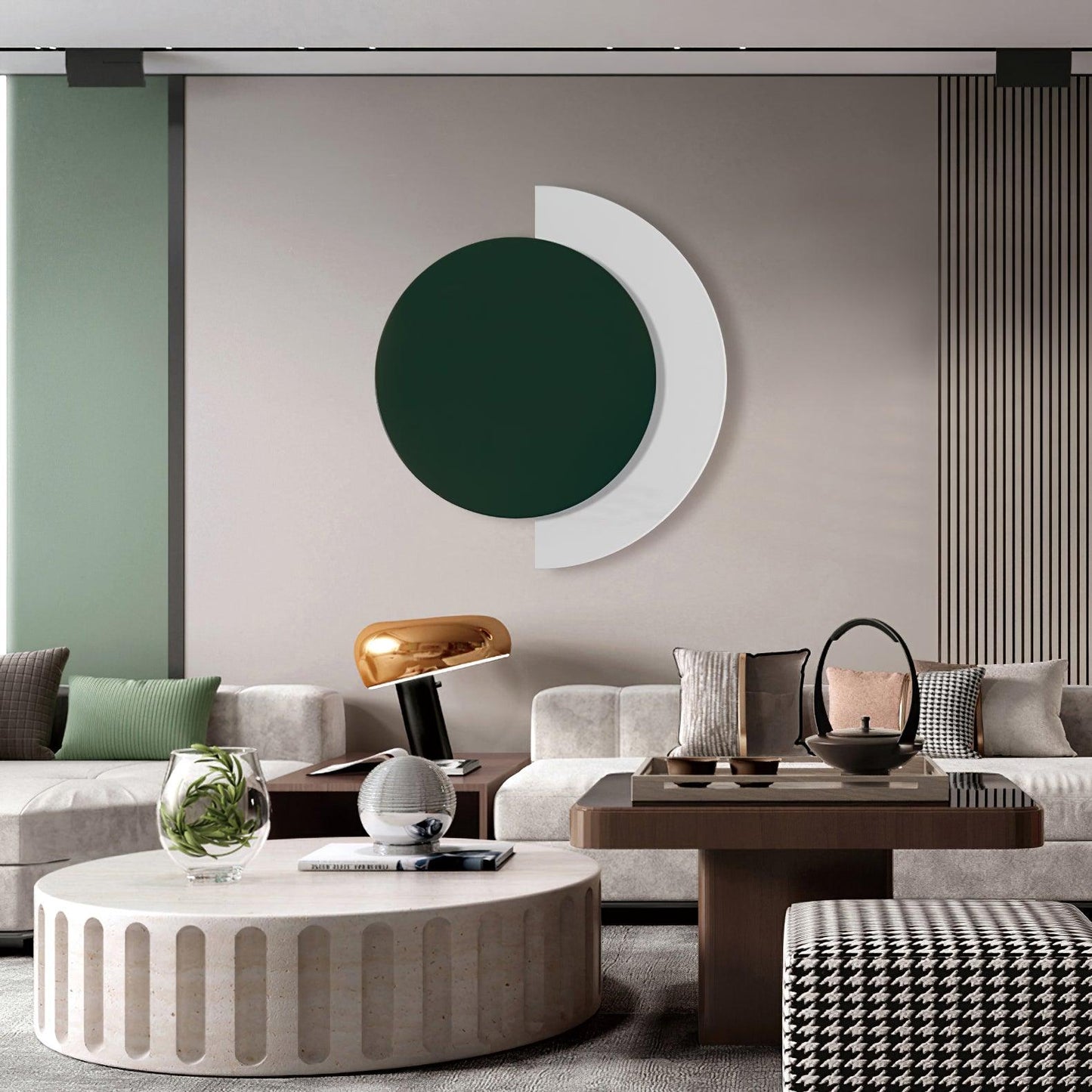 Rounded Abstract Art Sconce Wall lamp