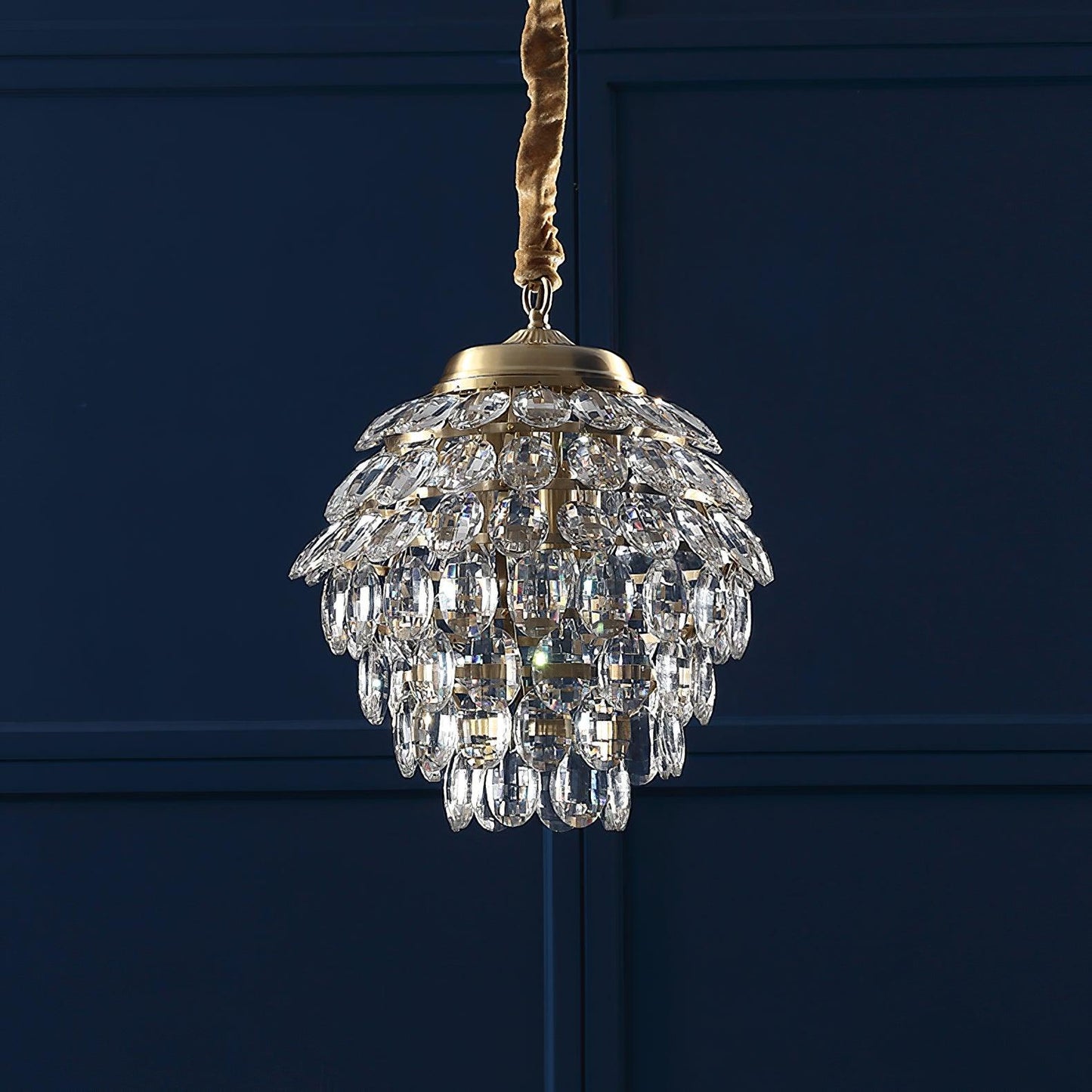 Roxanne Crystal Pendant Light Dia 36cm x H 42cm / Dia 14.2″ x H 16.5 / Clear Pendant light