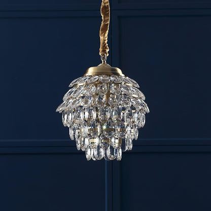 Roxanne Crystal Pendant Light Dia 36cm x H 42cm / Dia 14.2″ x H 16.5 / Clear Pendant light