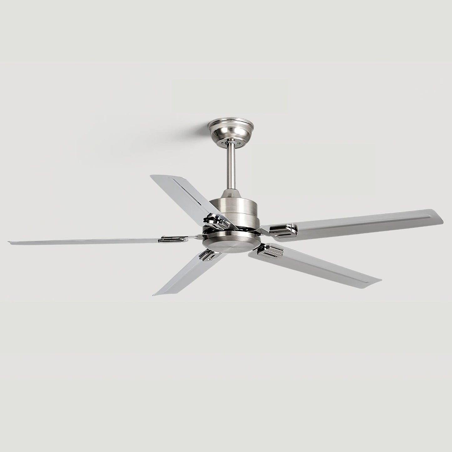 Rozzen Ceiling Fan 52″ Φ 52″ x H 11.8″ / Dia 132cm x H 30cm / Stainless steel / Remote control Ceiling lamp
