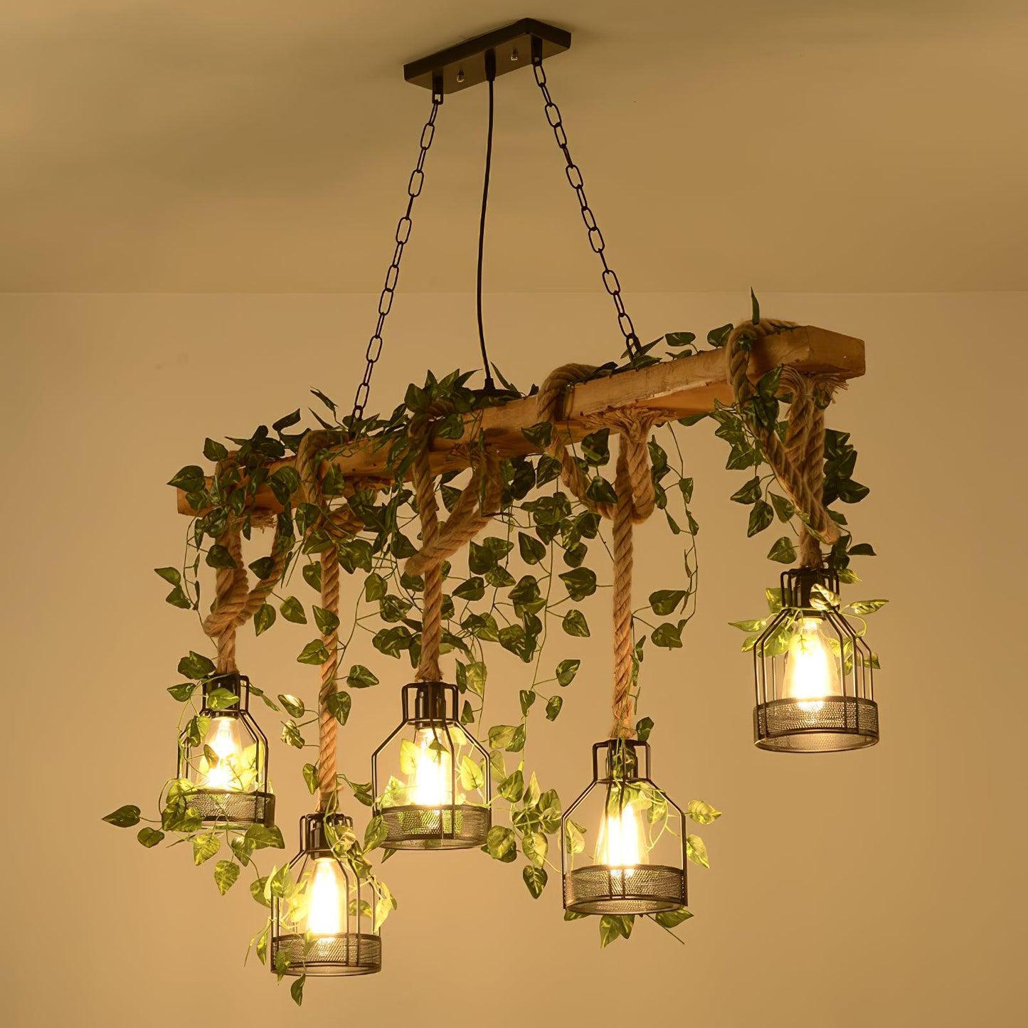 Rustic Wooden Chandelier Chandelier