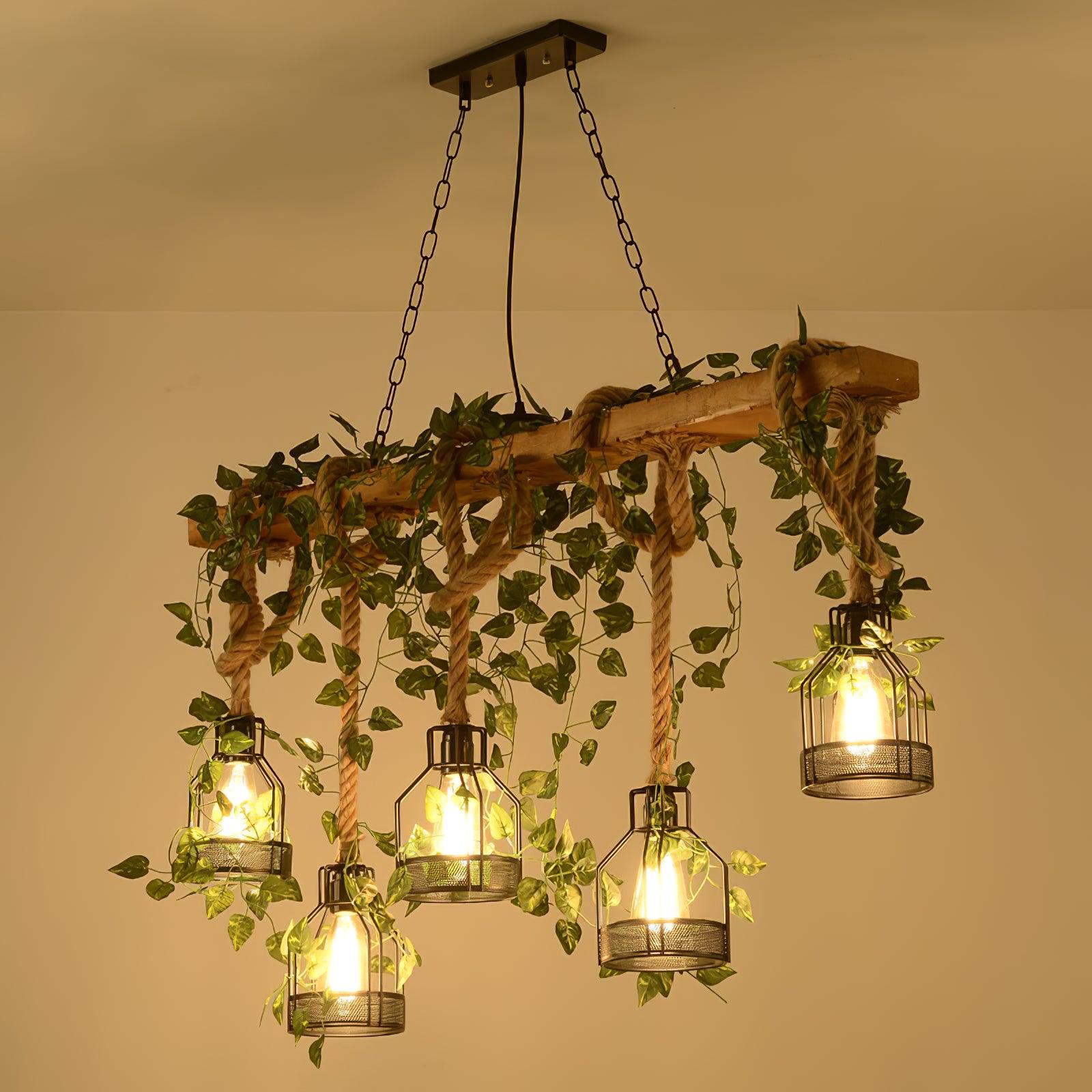 Rustic Wooden Chandelier Chandelier