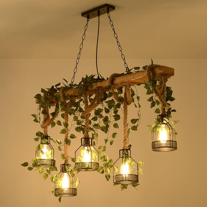 Rustic Wooden Chandelier Chandelier