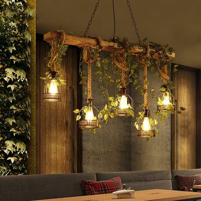 Rustic Wooden Chandelier Chandelier