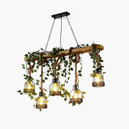 Rustic Wooden Chandelier Chandelier