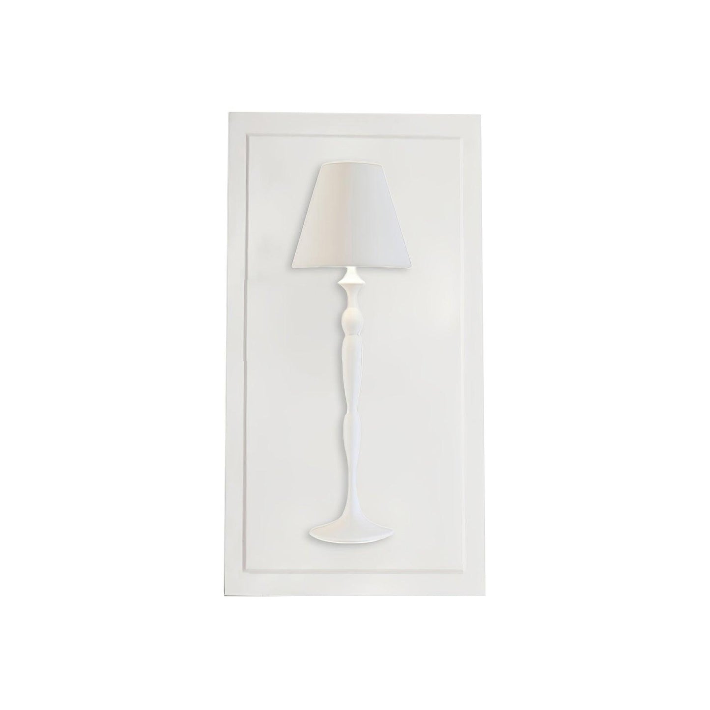Plaster Picture Wall Lamp Dia 31.5″ x H 82.7″ / Dia 80cm x H 210cm / White / Warm Light Wall lamp