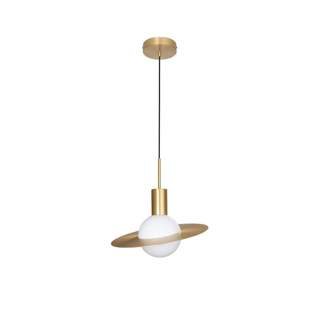 Saturne Suspensions Lamp Dia 7.9″ x H 11″ / Dia 20cm x H 28cm / Brass Pendant light