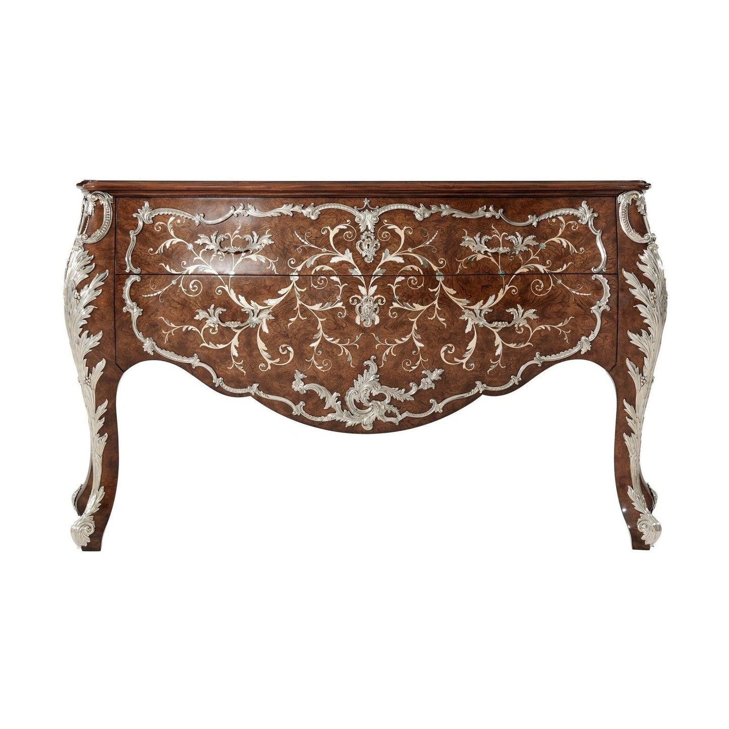 Theodore Alexander Laurent Bombe Commode Open Box Item