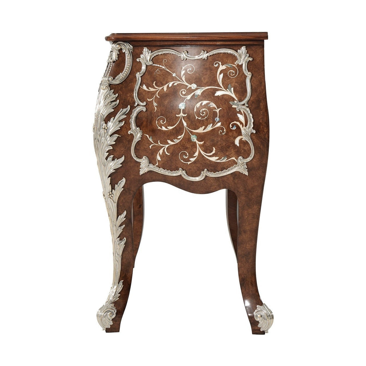Theodore Alexander Laurent Bombe Commode Open Box Item