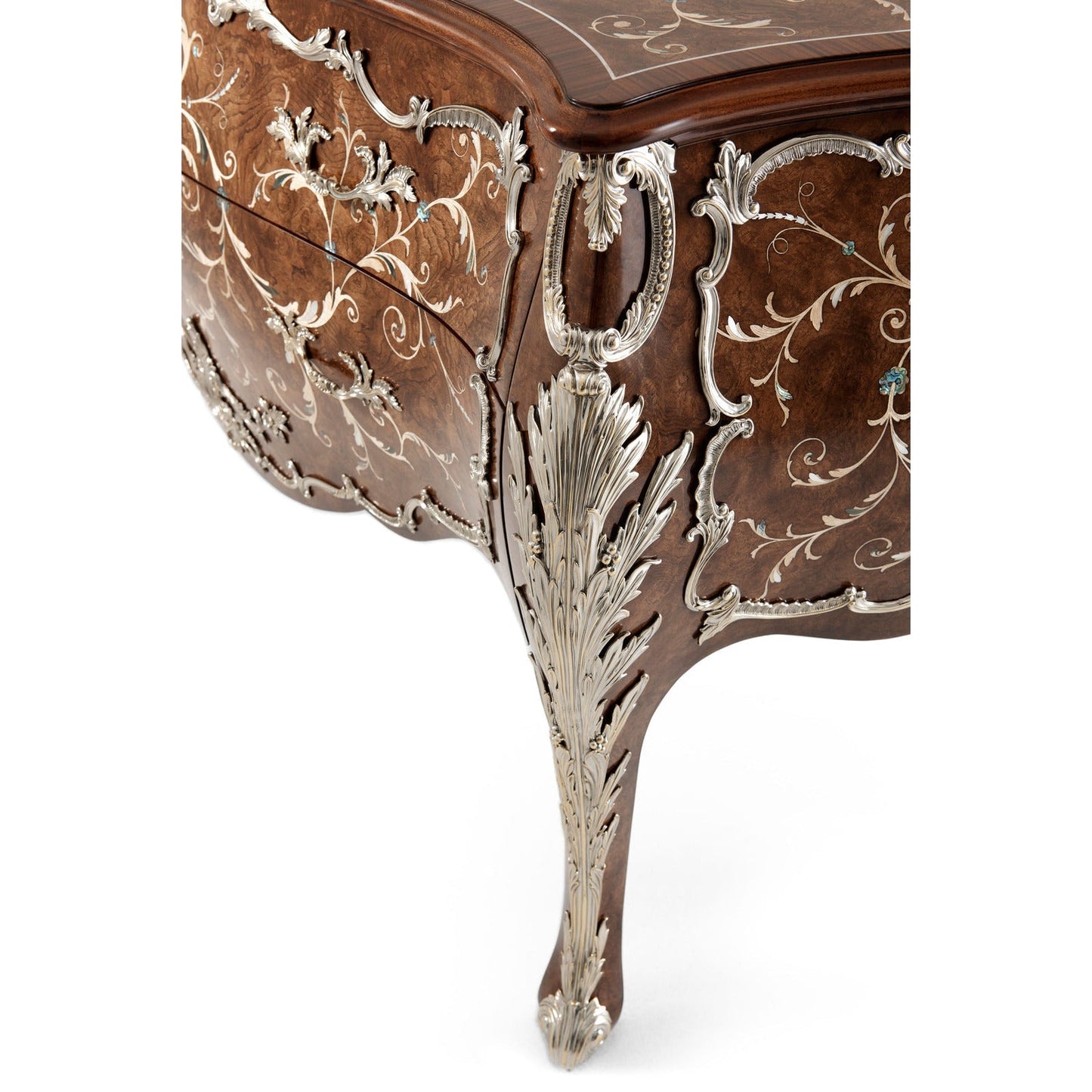 Theodore Alexander Laurent Bombe Commode Open Box Item