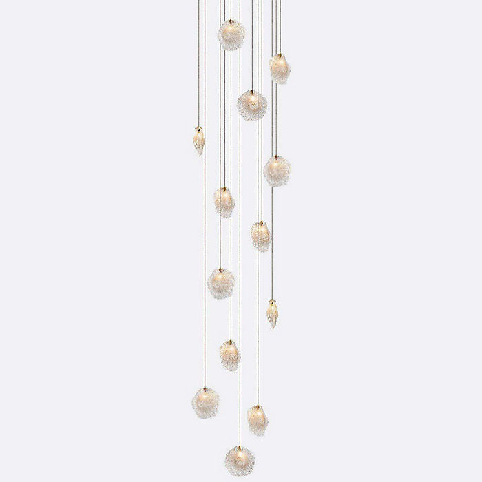 Crystal Shell CS13 LED Multi-Light Pendant