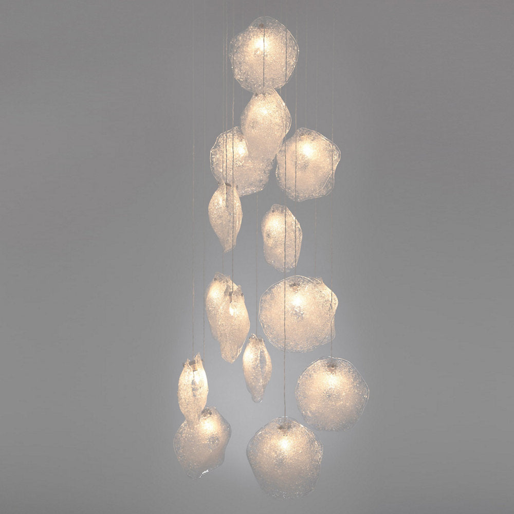 Crystal Shell CS19 LED Multi Light Pendant