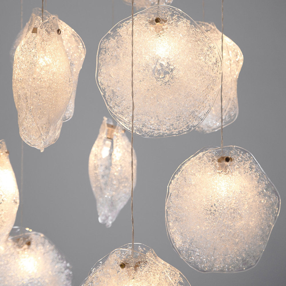Crystal Shell 17 Multi-Light Pendant