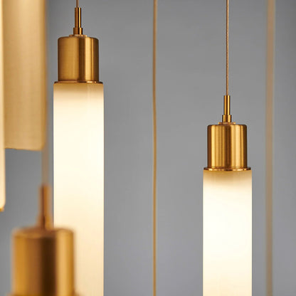 White Candle 5 Multi-Light Pendant