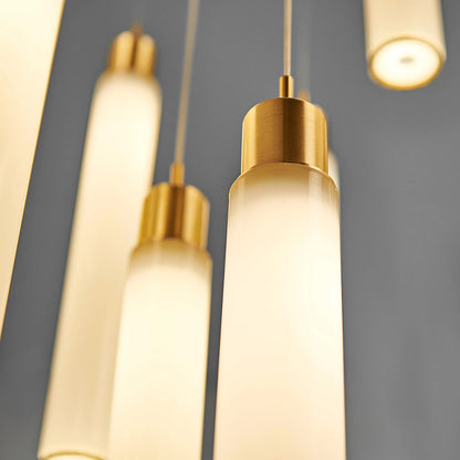 White Candle 5 Multi-Light Pendant