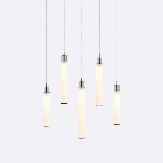 White Candle 5 Multi-Light Pendant