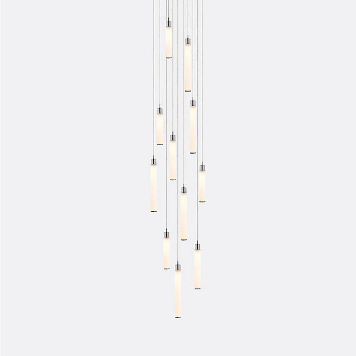 White Candle 11 Multi-Light Pendant