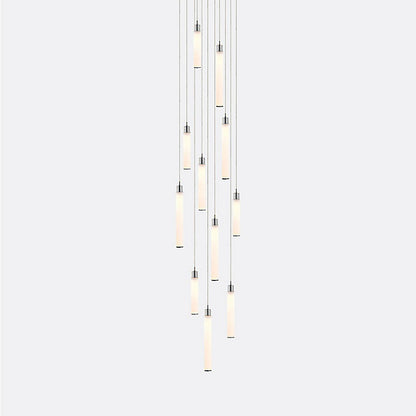 White Candle 11 Multi-Light Pendant