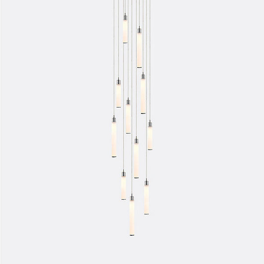 White Candle 11 Multi-Light Pendant