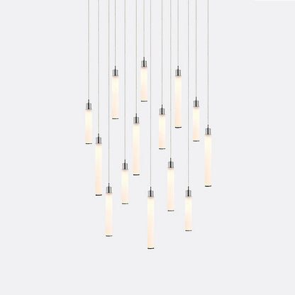 White Candle 14 Multi-Light Pendant