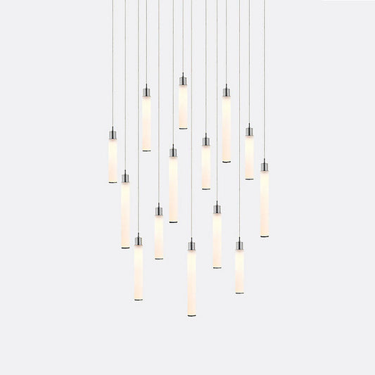 White Candle 14 Multi-Light Pendant