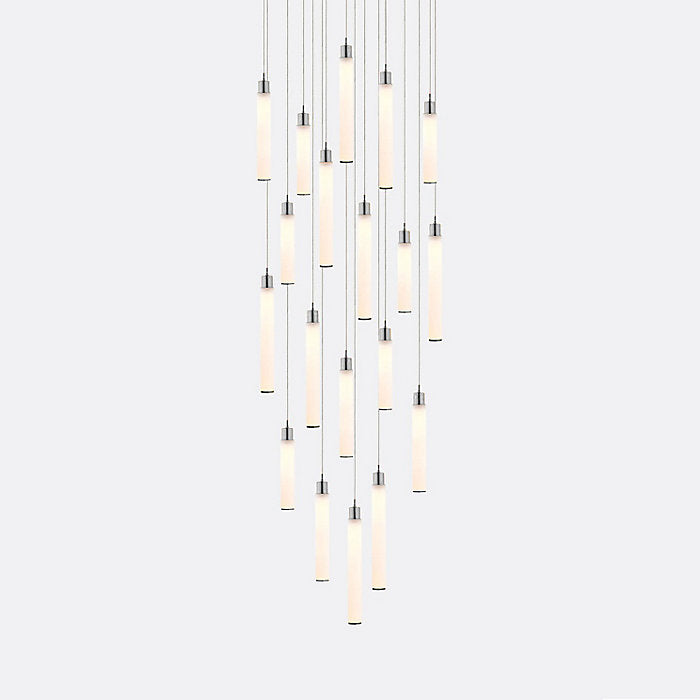 White Candle 19 Multi-Light Pendant
