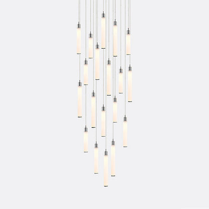 White Candle 19 Multi-Light Pendant