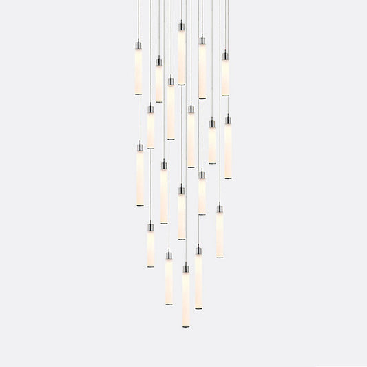 White Candle 19 Multi-Light Pendant
