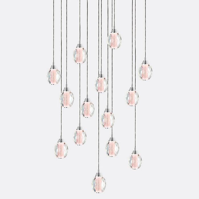 Honey Comb Rectangular Chandelier