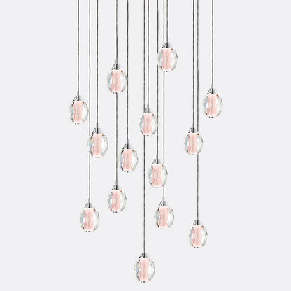 Honey Comb Rectangular Chandelier