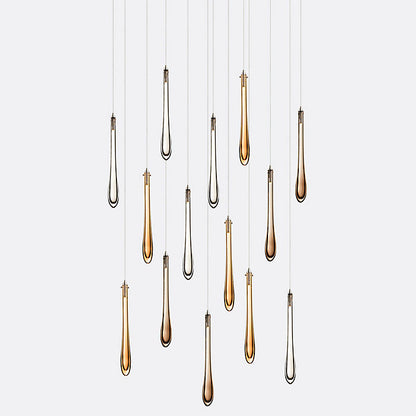 Dew Rectangular Canopy Chandelier