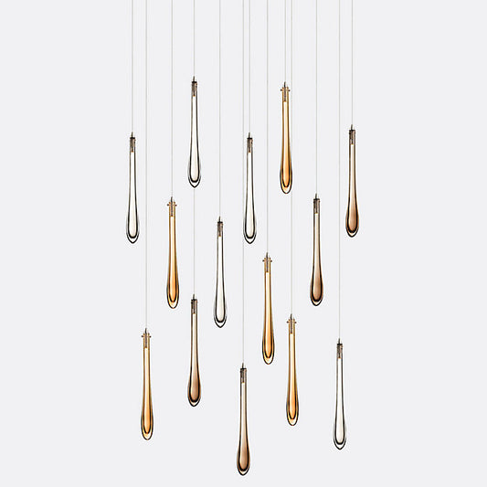 Dew Rectangular Canopy Chandelier