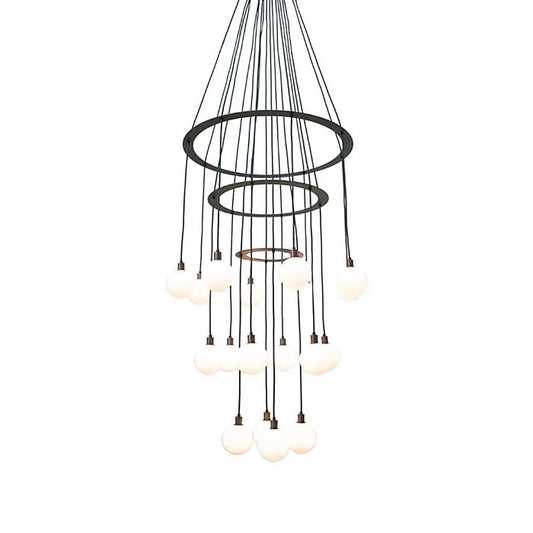Drape Circle 18 Chandelier
