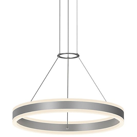 Double Corona LED Ring Pendant