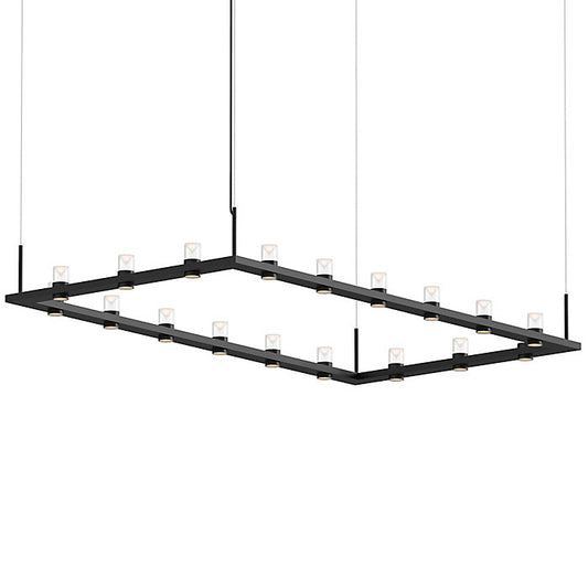 Intervals Rectangle LED Pendant