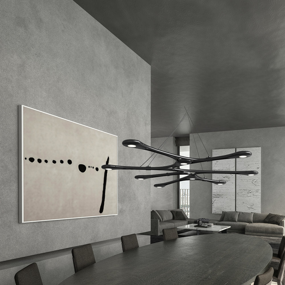 Abstraction Linear LED Multi-Light Pendant