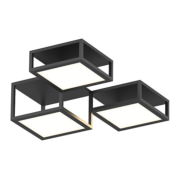 Cubix 3-Light LED Flushmount