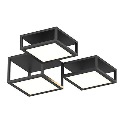 Cubix 3-Light LED Flushmount