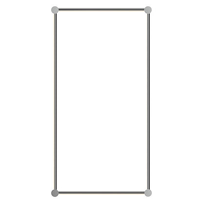 Purolinear 360 Rectangle LED Wall Bar