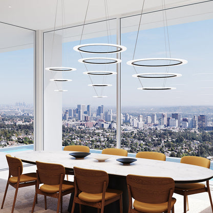 Arctic Rings Triple LED Ring Pendant