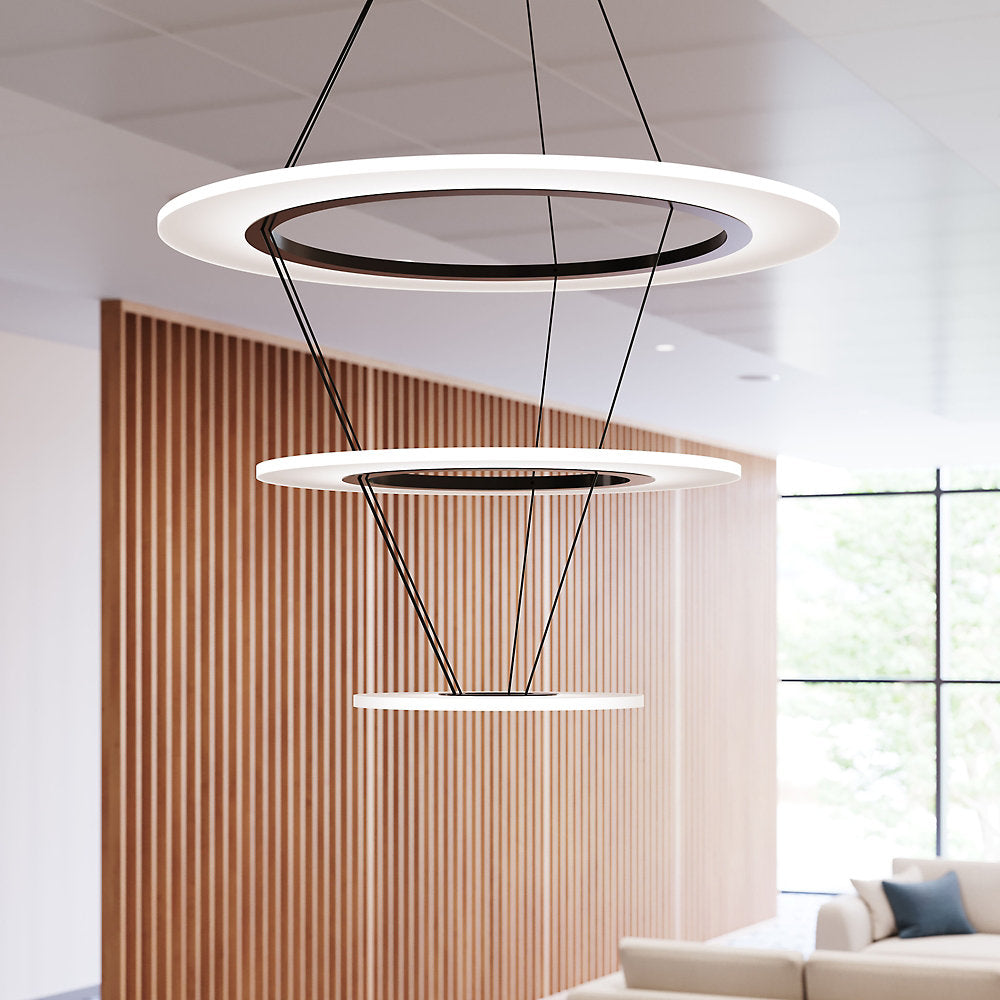 Arctic Rings Triple LED Ring Pendant