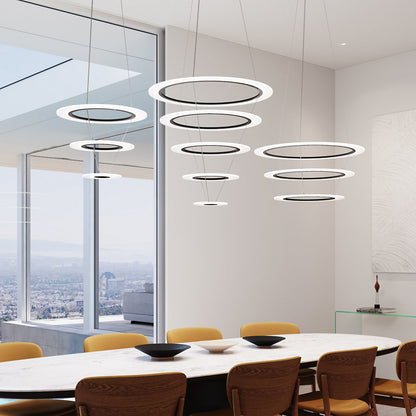 Arctic Rings LED Ring Pendant