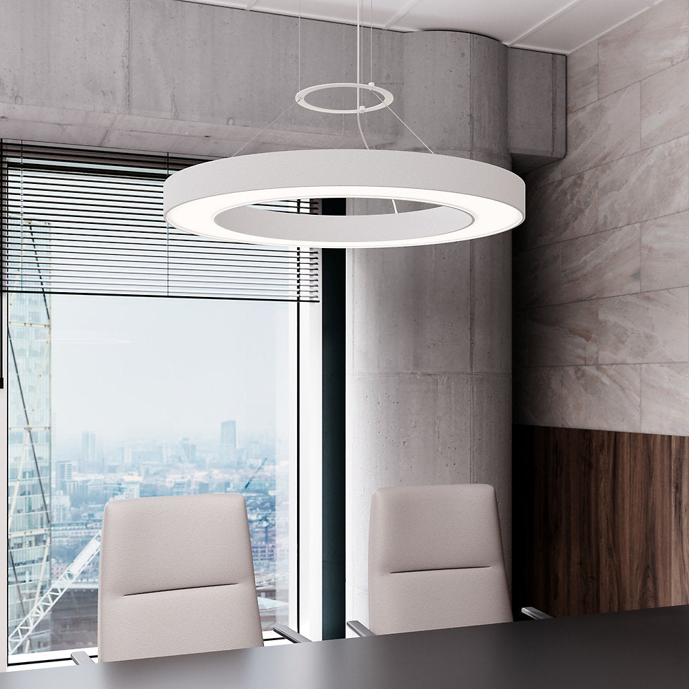 Pi Round LED Ring Pendant