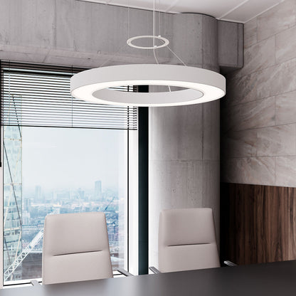 Pi Round LED Ring Pendant