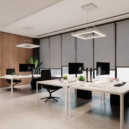 Pi Square LED Ring Pendant