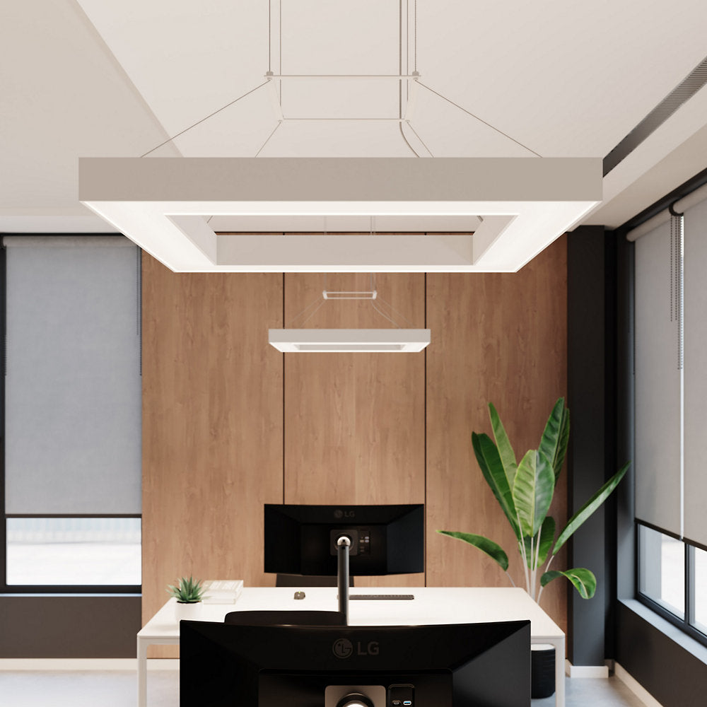 Pi Square LED Ring Pendant