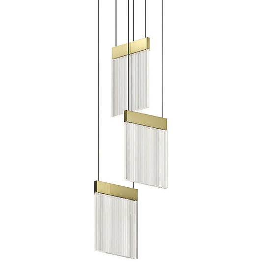 V Panels LED Multi-Light Pendant